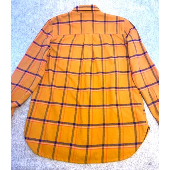 Madewell Flannel Classic Ex-Boyfriend Shirt in Caffrey Plaid, Women's Size Small - Picture 8 of 11